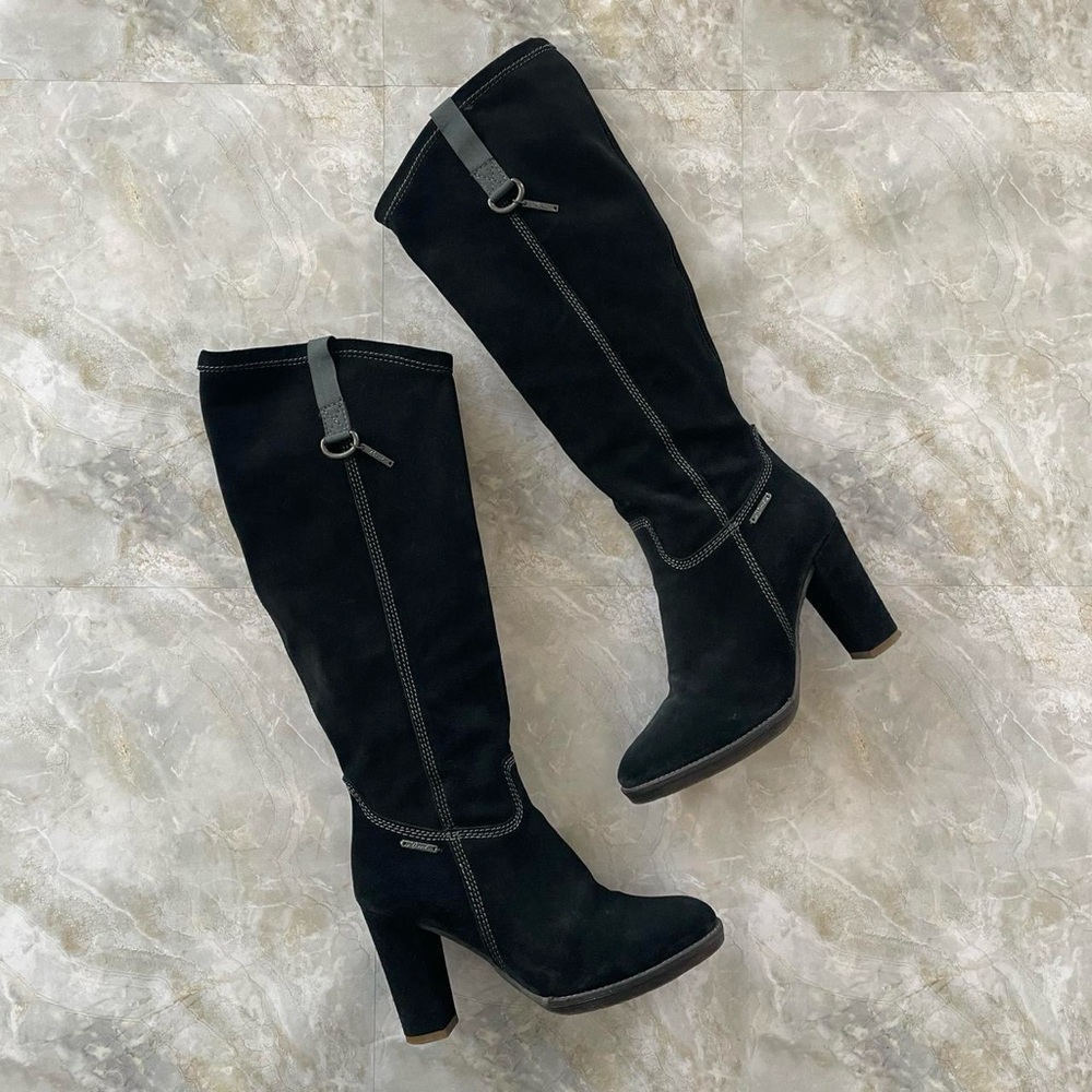 Vintage Diesel Genuine Suede Leather Knee High Boots